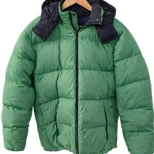 🧥 Lands’ End Reversible Goose Down Puffer Coat – Men’s XXL Tall